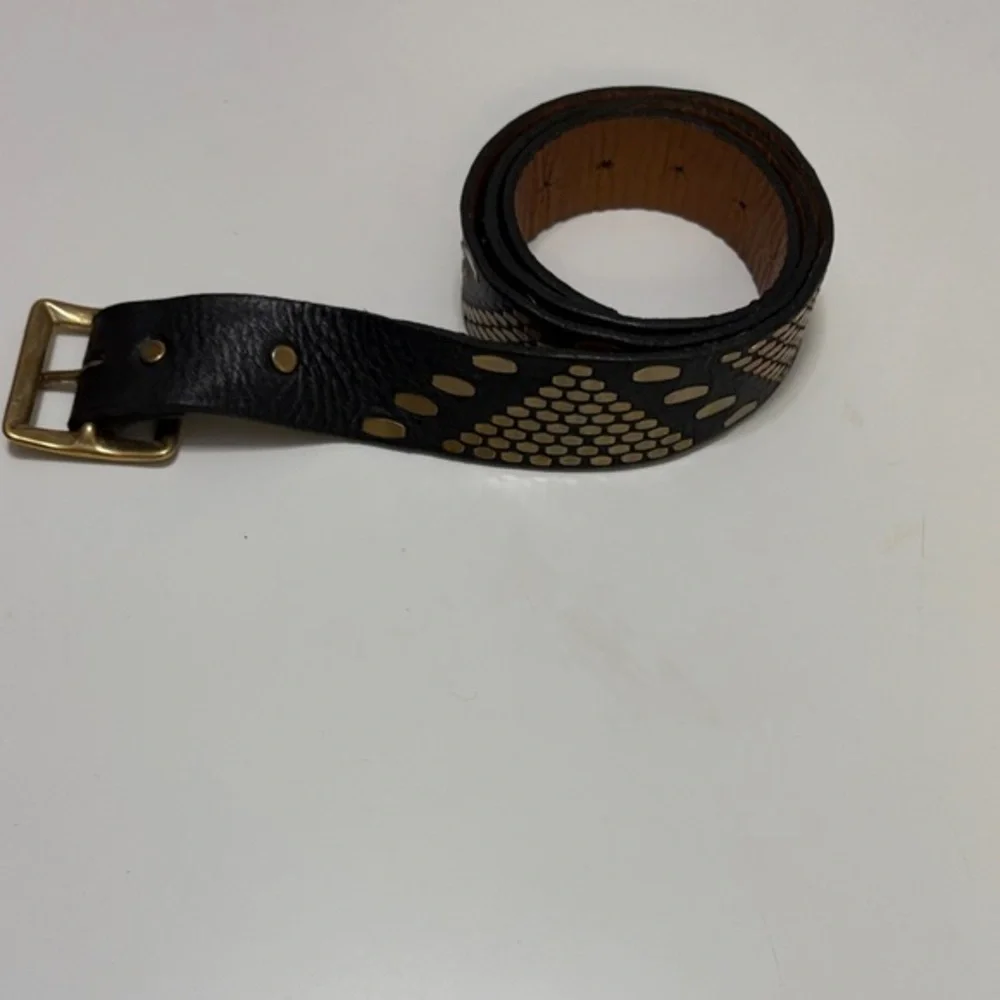 Elegant Calleen Cordero Black and Gold Women's Belt